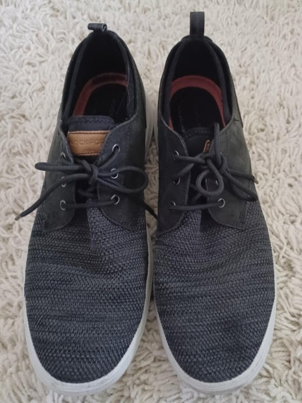 Rockport Total Motion Active Knit Sneakers Men's US 11 Gray Walking Shoes EU 45